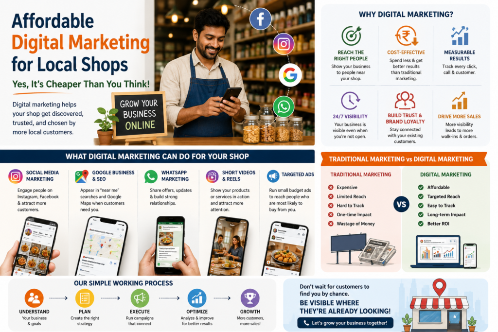 Affordable Digital Marketing for Local Shops