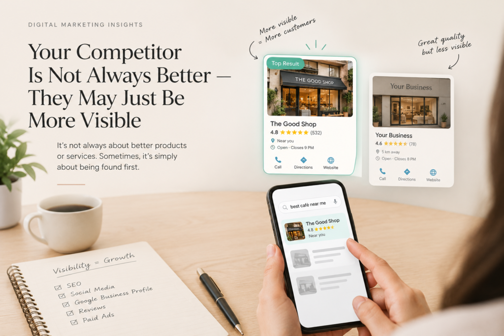 Your Competitor Is Not Always Better — They May Just Be More Visible